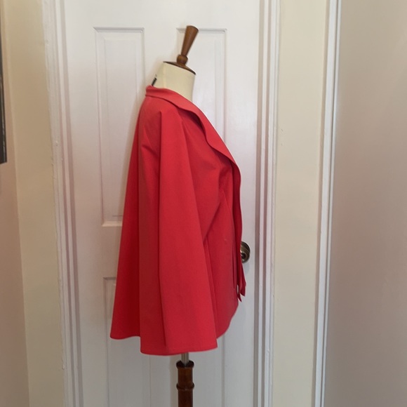 Lafayette 148 open oversized blazer salmon - Picture 4 of 11